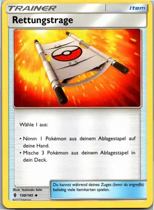 Rettungstrage Exemplar 1,25 €