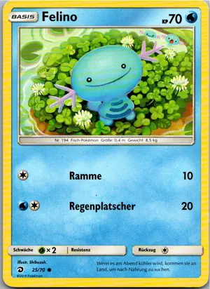 Pokémon-Karte Felino 25/70 Majestät Der Drachen