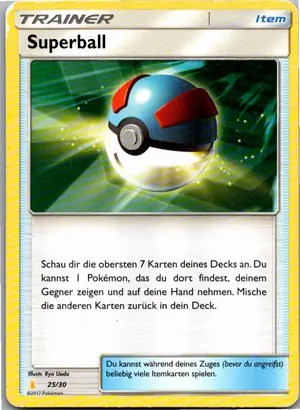 Pokémon-Karte Superball 25/30 SM trainer Kit (Alolan Raichu)