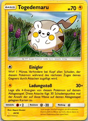Togedemaru Exemplar 2,95 €