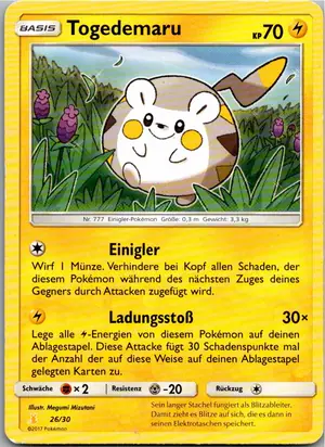 Togedemaru Exemplar 2,95 €