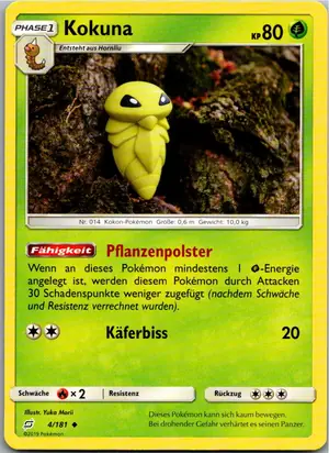 Kokuna Exemplar 1,25 €