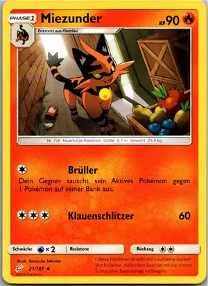 Miezunder Exemplar 2,25 €