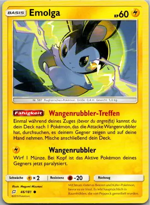 Emolga Exemplar 1,25 €