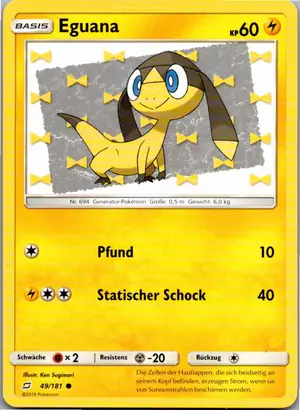 Pokémon-Karte Eguana 49/181 Teams Sind Trumpf