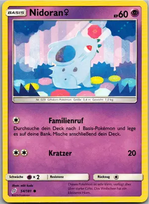 Nidoran Exemplar 1,25 €