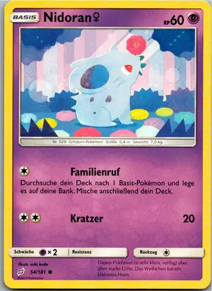 Nidoran Exemplar 1,25 €
