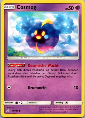 Cosmog Exemplar 1,25 €