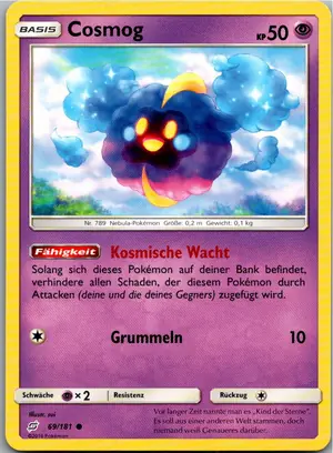 Cosmog Exemplar 1,25 €
