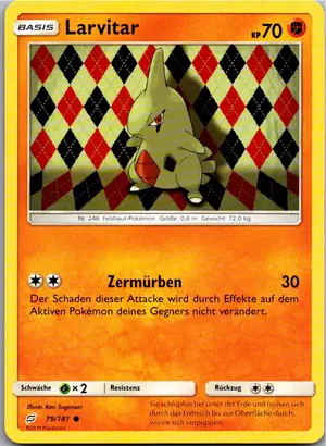 Larvitar Exemplar 1,25 €