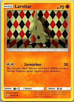 Larvitar Exemplar 1,25 €