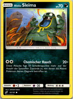 Pokémon-Karte Alola-Sleima 83/181 Teams Sind Trumpf