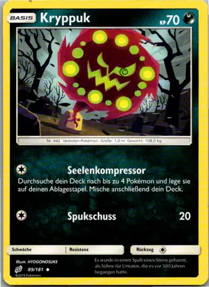 Pokémon-Karte Kryppuk 89/181 Teams Sind Trumpf