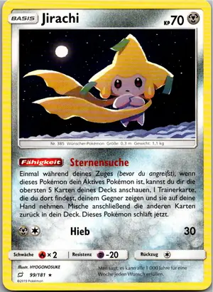 Jirachi Exemplar 2,45 €
