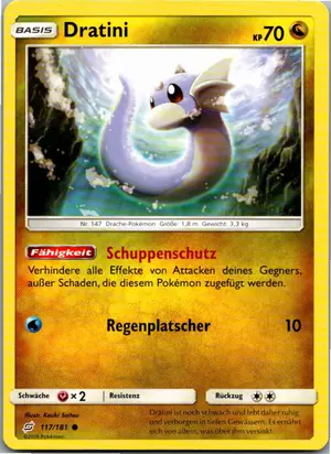 Pokémon-Karte Dratini 117/181 Teams Sind Trumpf