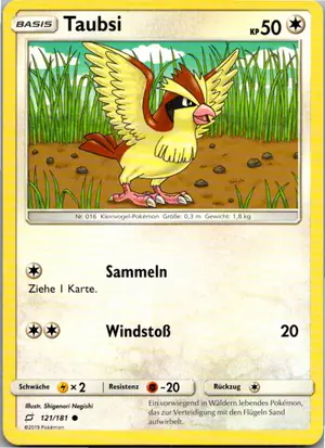 Taubsi Exemplar 1,25 €