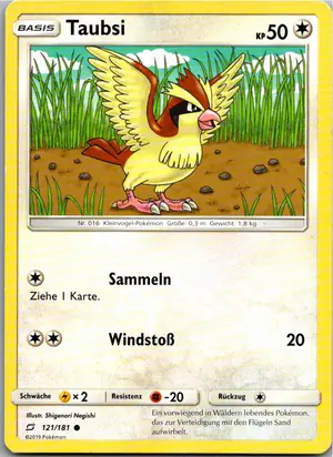 Taubsi Exemplar 1,25 €
