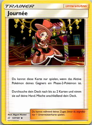 Pokémon-Karte Journée 137/181 Teams Sind Trumpf