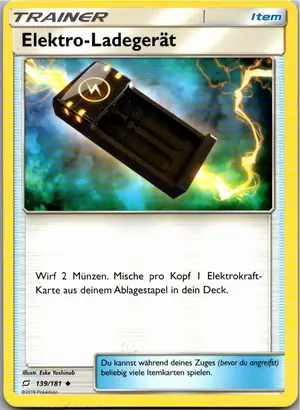 Pokémon-Karte Elektro-Ladegerät 139/181 Teams Sind Trumpf