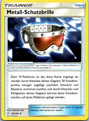 Metall-Schutzbrille Exemplar 1,25 €