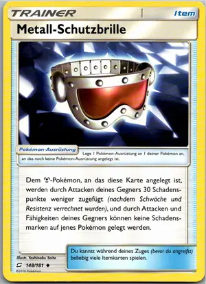 Metall-Schutzbrille Exemplar 1,25 €