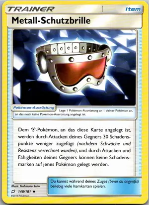 Metall-Schutzbrille Exemplar 1,25 €