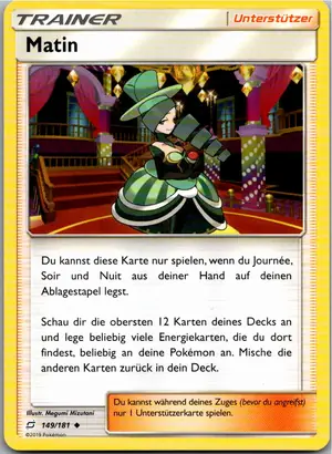 Pokémon-Karte Matin 149/181 Teams Sind Trumpf