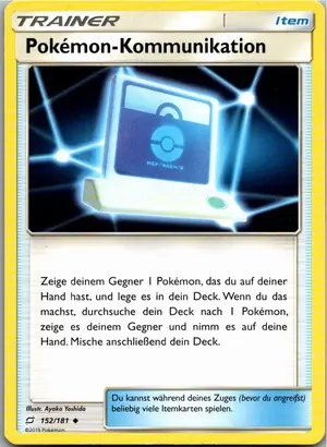 Pokémon-Karte Pokémon-Kommunikation 152/181 Teams Sind Trumpf