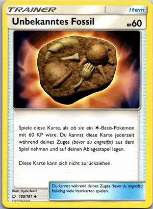 Unbekanntes Fossil Exemplar 1,25 €