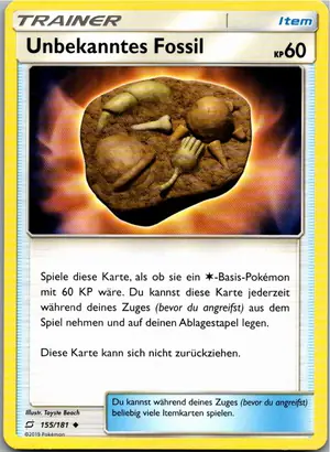 Unbekanntes Fossil Exemplar 1,25 €
