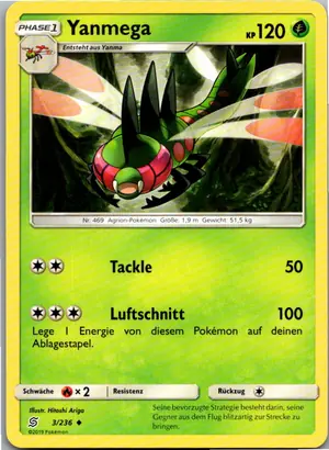Yanmega Exemplar 1,25 €