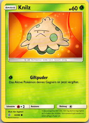 Knilz Exemplar 1,25 €