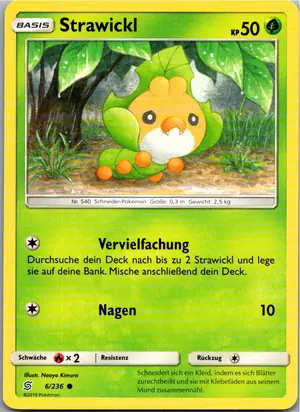 Pokémon-Karte Strawickl 6/236 Bund der Gleichgesinnten