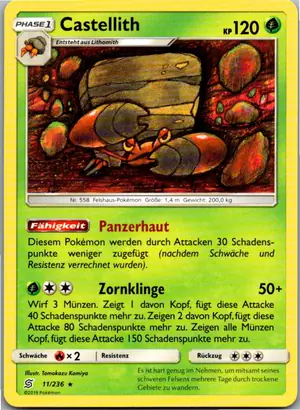 Pokémon-Karte Castellith 11/236 Bund der Gleichgesinnten