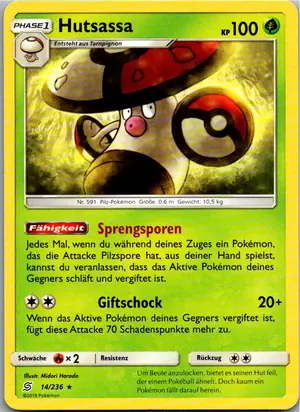 Pokémon-Karte Hutsassa 14/236 Bund der Gleichgesinnten