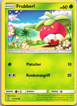 Pokémon-Karte Frubberl 17/236 Bund der Gleichgesinnten