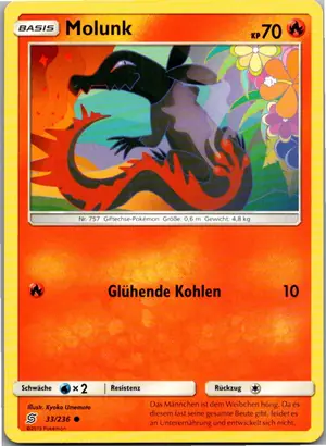 Pokémon-Karte Molunk 33/236 Bund der Gleichgesinnten