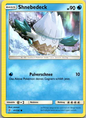 Shnebedeck Exemplar 1,25 €