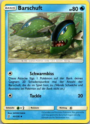 Barschuft Exemplar 1,25 €
