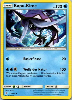 Pokémon-Karte Kapu-Kime 53/236 Bund der Gleichgesinnten