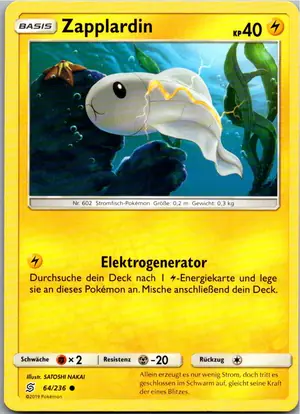 Zapplardin Exemplar 1,25 €