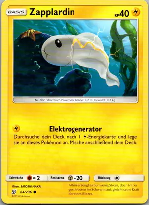 Zapplardin Exemplar 1,25 €