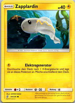 Zapplardin Exemplar 1,25 €