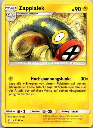 Zapplalek Exemplar 1,25 €