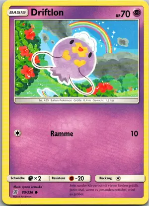Pokémon-Karte Driftlon 80/236 Bund der Gleichgesinnten