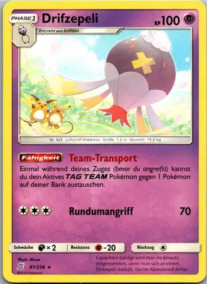 Drifzepeli Exemplar 1,25 €