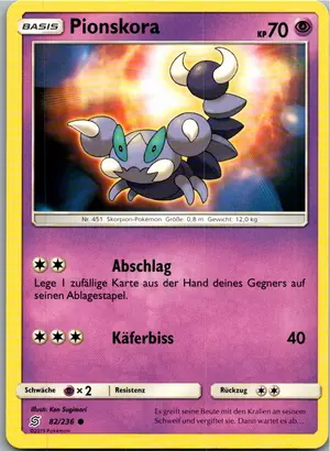 Pionskora Exemplar 1,25 €
