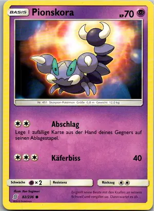 Pionskora Exemplar 1,25 €