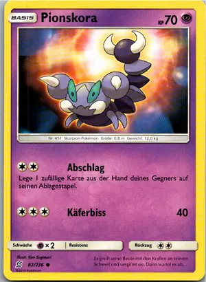 Pionskora Exemplar 1,25 €