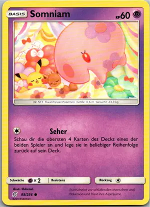 Pokémon-Karte Somniam 88/236 Bund der Gleichgesinnten